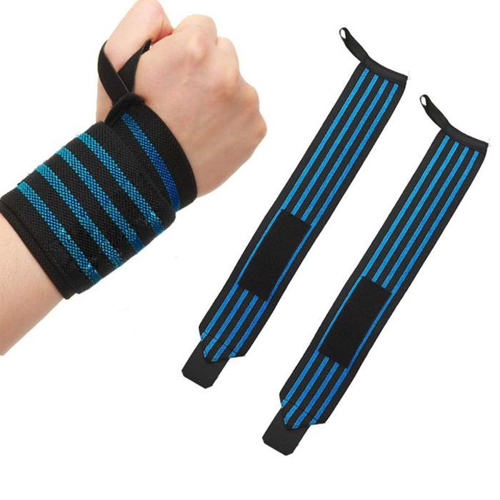 Bandes réglables et élastiques pour poignets Bleu