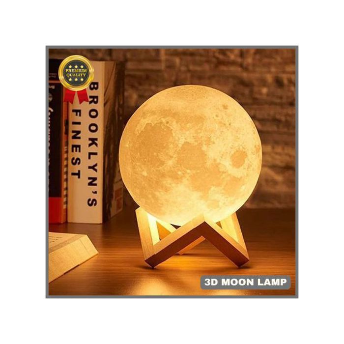 moon lamp night light, moon lamp, 3D moon light, lune lampe 16 couleurs