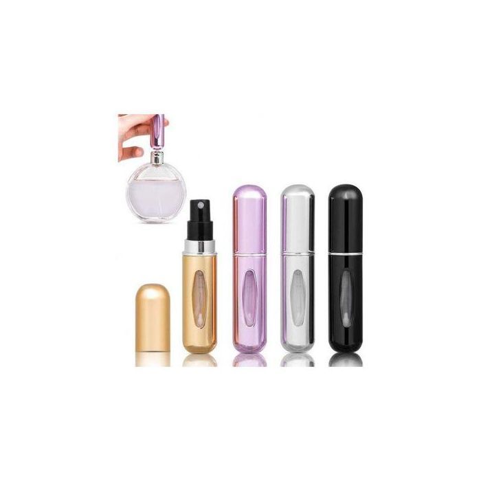 4 Pcs Vaporisateur Parfum Rechargeable Mini Portable Voyage Parfum pour Homme Femme