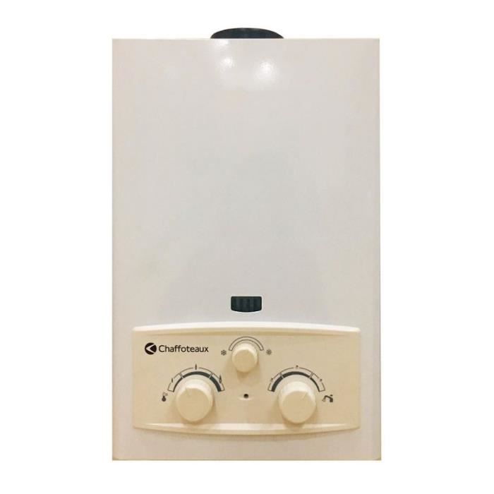 Chauffe eau à gaz CHAFFOTEAUX LEON 6L CF LPG