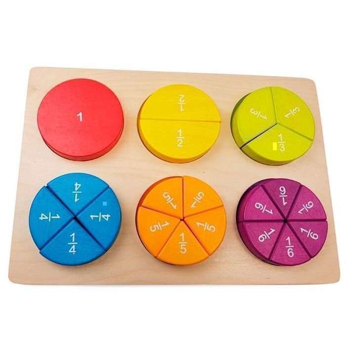 Puzzle JEU D'APPRENTISSAGE Des Fractions
