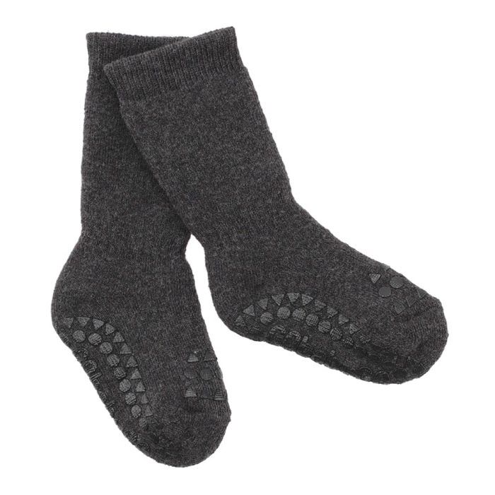 Chaussettes antidérapantes GoBabyGo Gris foncé mélangé