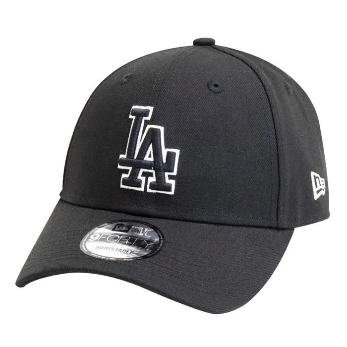 Casquette de baseball - New Era - Los Angeles Dodgers - Noir - Pop Outline - 9FORTY