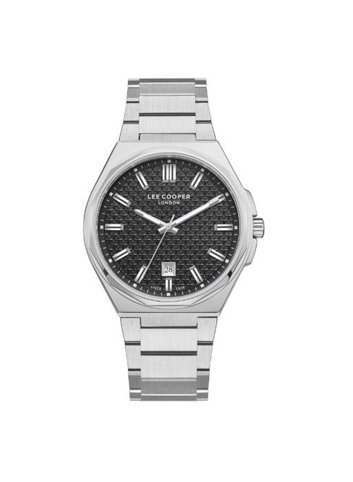 Montre - Lee Cooper - LC08031.360 - Boîtier gris métal - Étanchéité 5 ATM - Cadran analogique gris