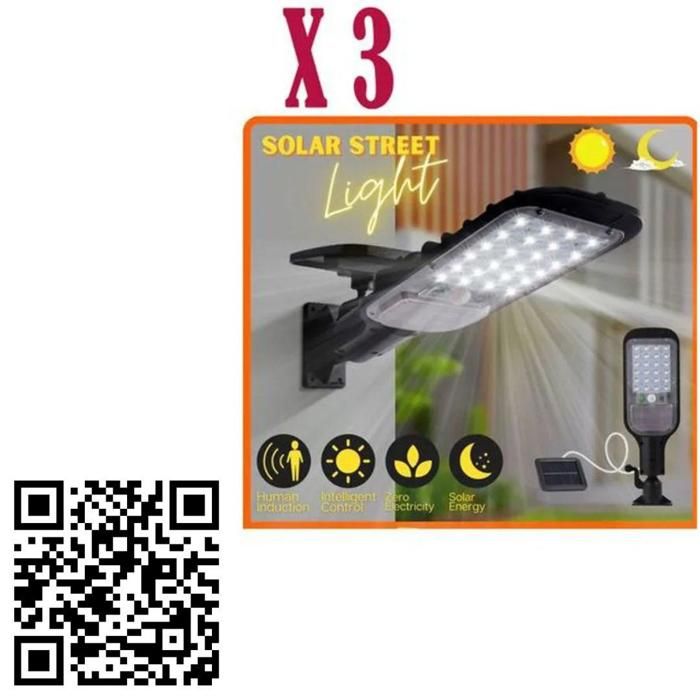 Lumières Solaires - Non spécifié - 3 PCS - 120W - Aluminium - Extérieur