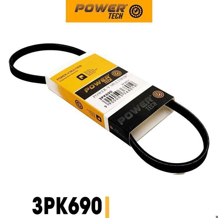 POWERTECH 3PK690 COURROIE TRAPEZOIDALE A NERVURES