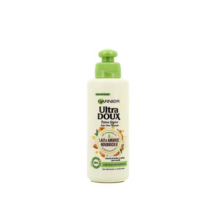 Soin sans rinçage - GARNIER - Ultra Doux - Lait d'Amande - 200ml - Tous types de cheveux