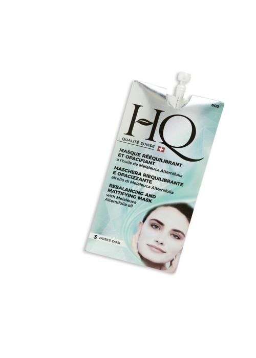 Masque - HQ - Rééquilibrant et Opacifiant - 15ml - Non comédogène - Peaux mixtes à grasses