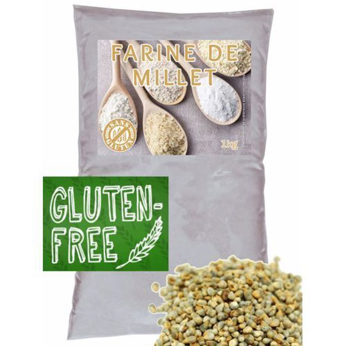 FARINE DE MILLET SANS GLUTEN - 1kg