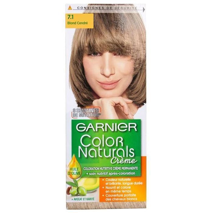Color Naturals Crème colorante permanente BLOND REFLET CENDRE 7.1