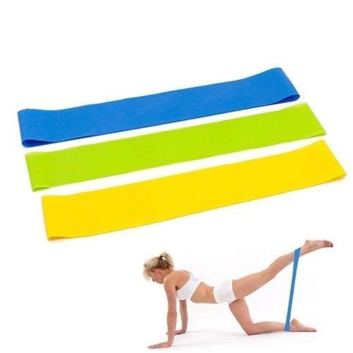 Dynamic Pack de 3 Bande de Résistance élastique pour Exercice Musculation