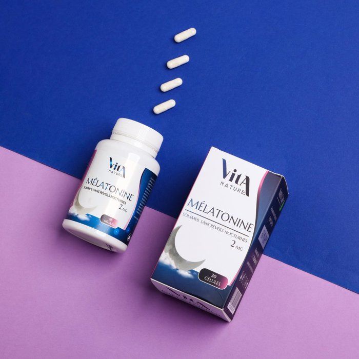 Mélatonine 2 mg Vita Nature Plus 30 Gélules