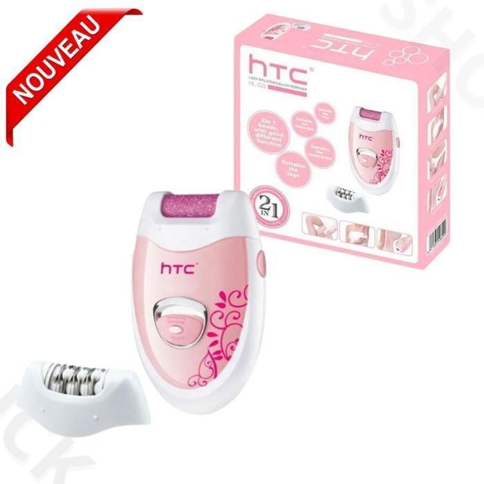 Htc Epilateur électrique sans fil 2 en 1Portable,lime pour les pieds,pour une peau parfaite,