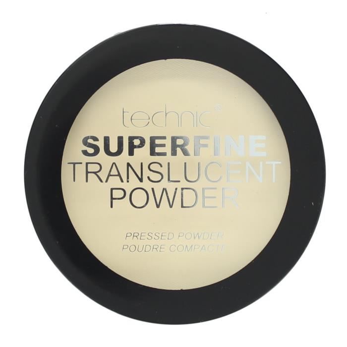 Poudre Pressée - Technic - Superfine Translucent - 12g - Beige - Tous types de peau