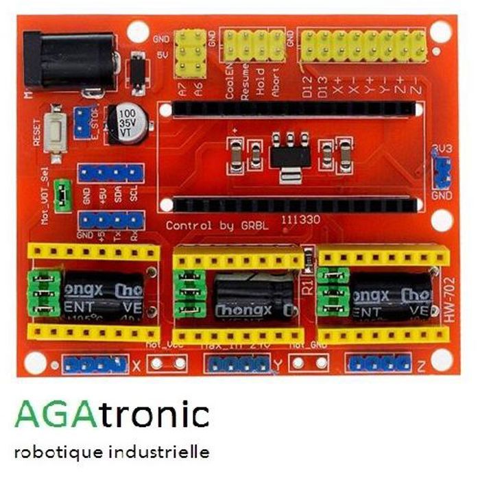 AGATRONIC CNC shield v4 pour arduino nano
