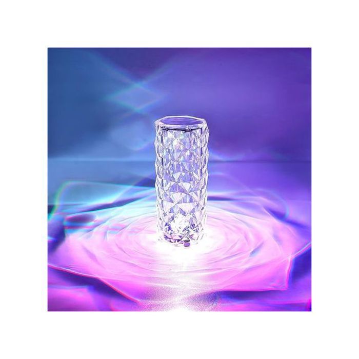Lampe de Décoration en Cristal Diamant - LED avec Télécommande