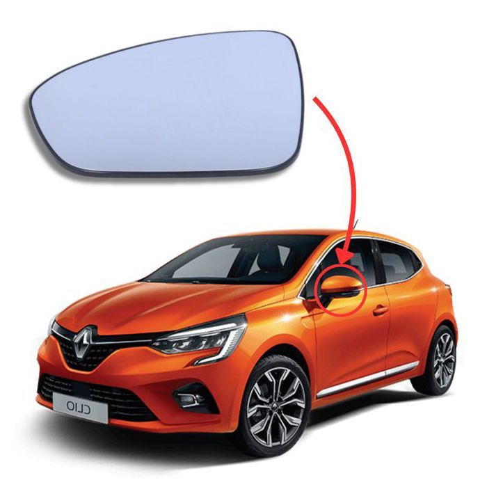 Verre Retroviseur Gauche Renault Clio V 5