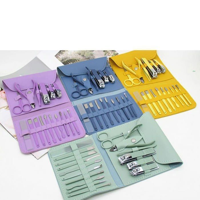 Kit coupe ongles, 16 pcs coupe ongles professionnels (Couleur aléatoire)