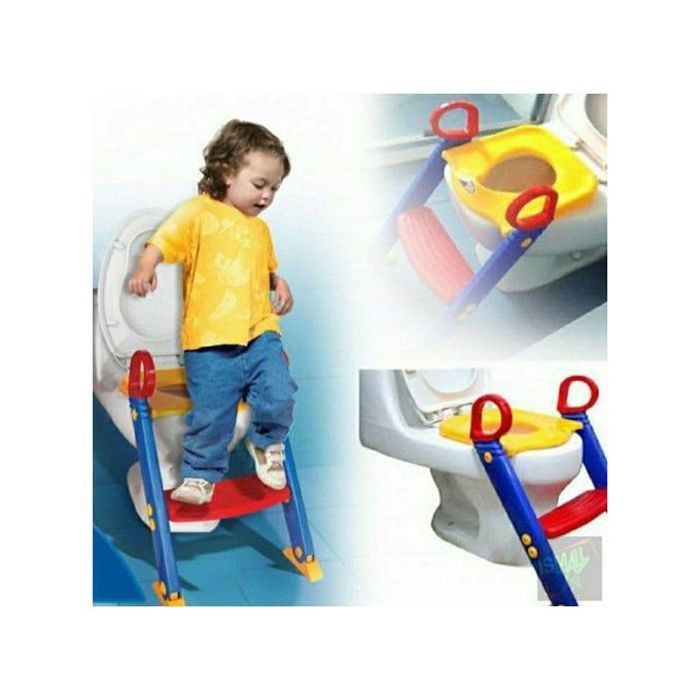 Chaise de toilette pour enfants avec échelle intégrée