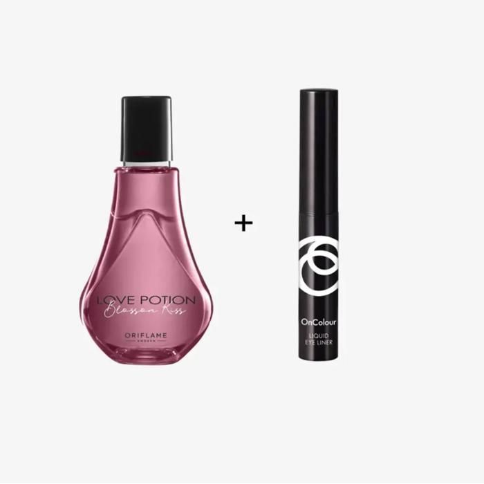 Pack Brume Parfumée Love Potion Blossom Kiss 75 ml+ Eyeliner Liquide OnColour