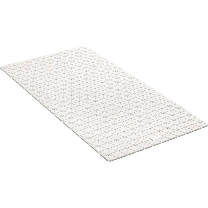 Tapis Antidérapant - TATAY - 72x36 cm - Caoutchouc SBS-TP - 94 Ventouses - Design Diamond