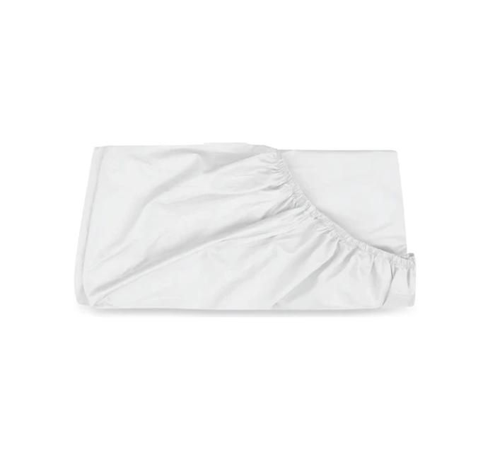 Drap housse blanc percale de coton (100% coton Egyptien) 160*200 cm + 35 cm