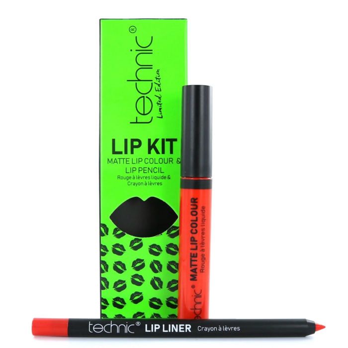 Crayon à Lèvres & Rouge à Lèvres - Technic - Wild Child - Longue tenue - Look audacieux - 10g
