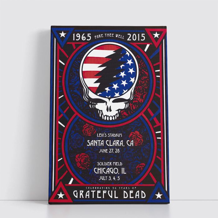 Tableau Rock sur Toile – Affiche Murale 25x40 cm Groupes de Rock Légendaires et Modernes 133
