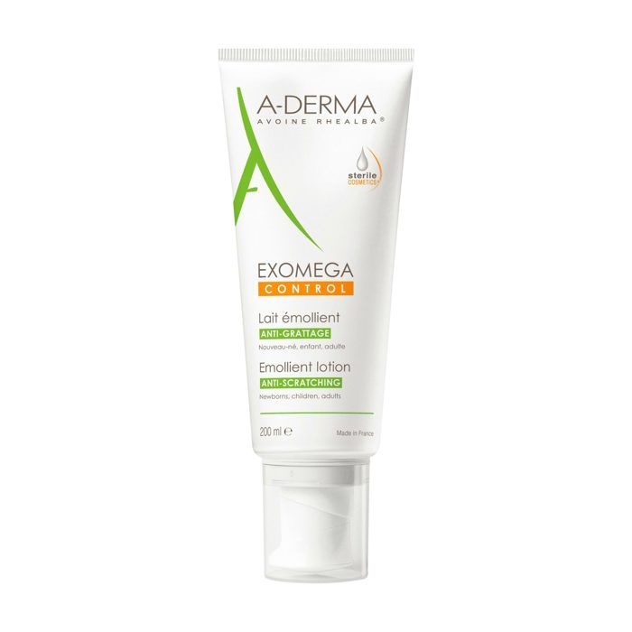 Lait émollient - A-DERMA - EXOMEGA CONTROL - 200 ml - Hypoallergénique - Anti-grattage