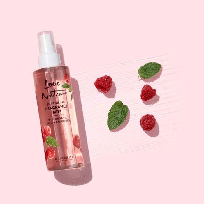 Brume parfumée - Love Nature - Menthe et Framboise - 200 ml - Fruité - Extrait de parfum