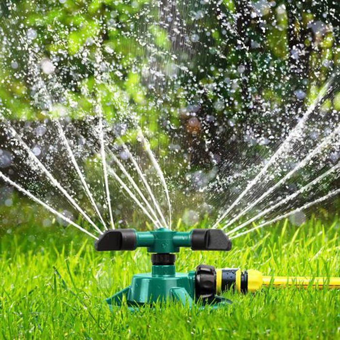 Buse D'arrosage Rotative 360° Pulvérisation D'eau pour Pelouse de Jardin
