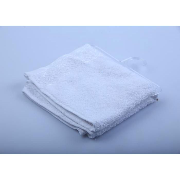 Serviette de bain - Giselle - 30x50 cm - Blanc - 450g/m² - Coton naturel