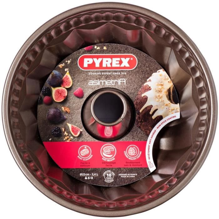 Moule à kougloff - PYREX - 1452019 - En métal - Antiadhésif - 22 cm