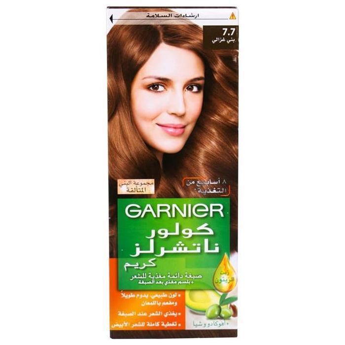 Crème colorante permanente - Color Naturals - Châtain Chevreuil 7.7 - Non gras - Tous types de cheveux