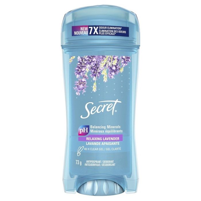 Secret Déodorant Gel 48 heures, Lavande - 73g - USA