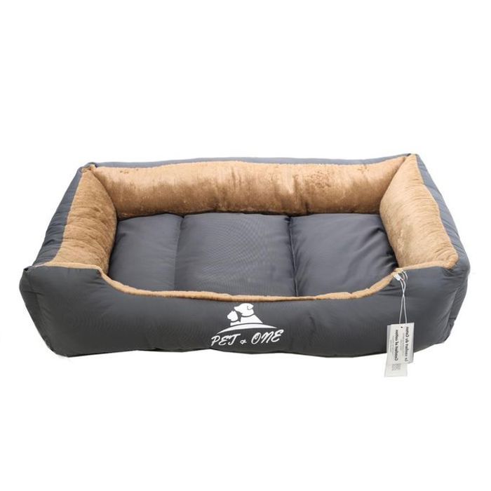 Lit pour chat et chien - gris taille L