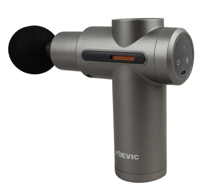Pistolet de massage - GWM129 - GREY - Portable - Ergonomique - Silencieux