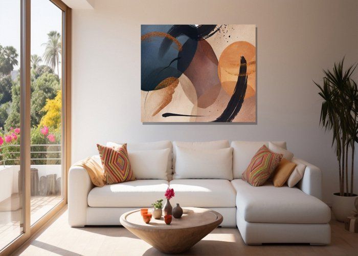 Moderne Tableau Décoratif L120 x H80 cm