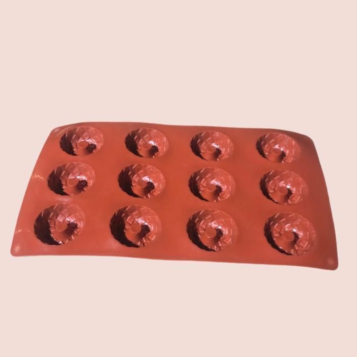 Moule en silicon pour madeleine ou chocolat 12PCS