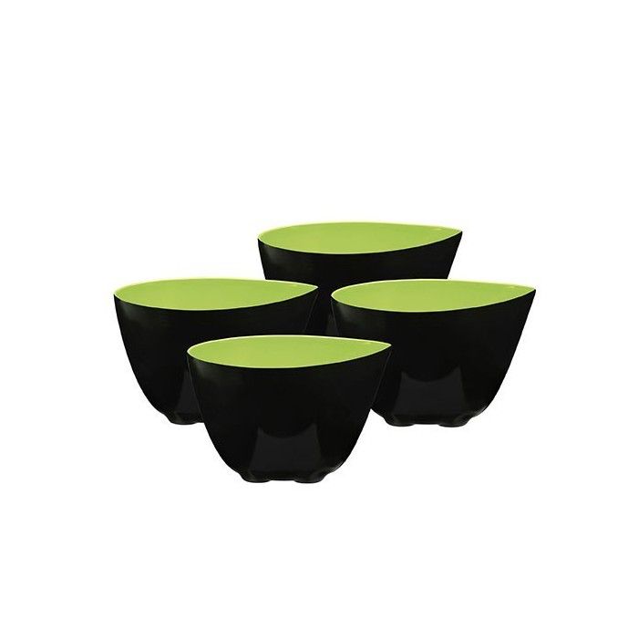 Bols coupelle - PF - Vert citron - 4 pièces - Mélamine - D 8.0 cm