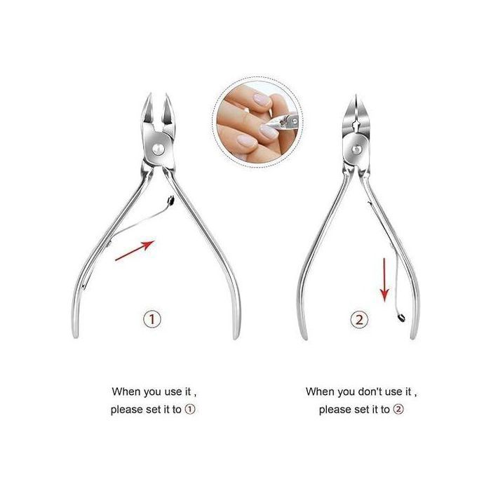 Coupe-ongles en acier inoxydable, adapté aux ongles épais et aux ongles incarnés, un outil qui peut être utilisé par les podologues