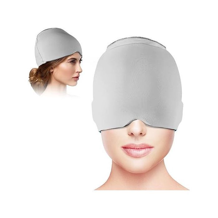 Bonnet de Soulagement de la Migraine, Anti-Tension, avec Thérapie Chaud/Froid