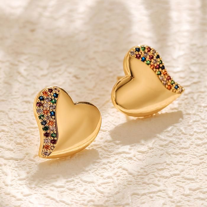 Clémentine Paris Boucles d'oreilles de Luxe Dorée OGN0031