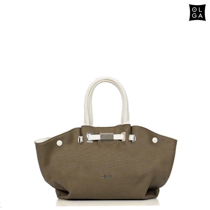 Sac à main - OLGA - Luna Sky - Vert - Zippée - Matériaux de qualité