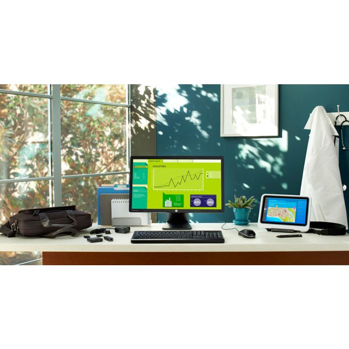 Câble vidéo HDMI/VGA - HP - Adaptateur vidéo - 1 x HD-15 Femelle VGA - 1 x HDMI Mâle - Noir