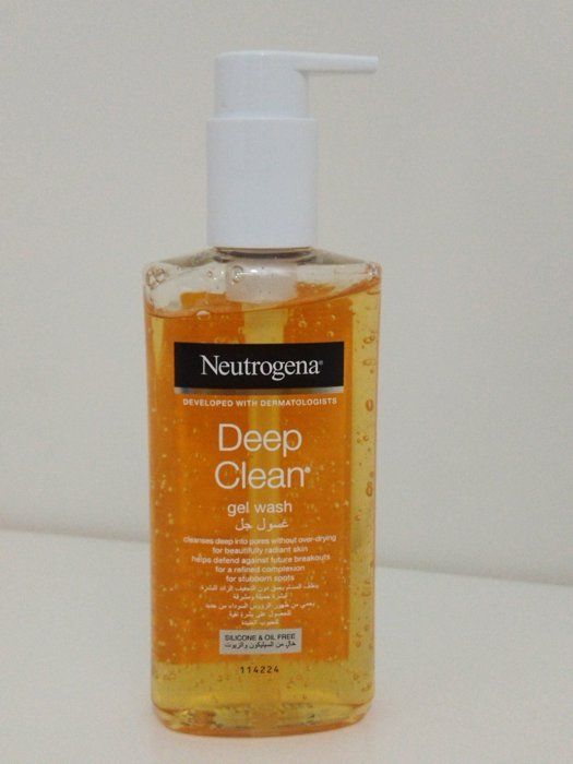 Gel nettoyant pour le visage - Neutrogena - Deep Clean - 200ml - Sans alcool - Tous types de peau