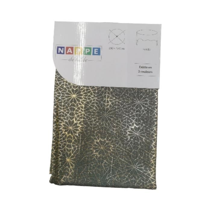 NAPPE TISSU MÉTALLIQUE 180 ROND Y78365