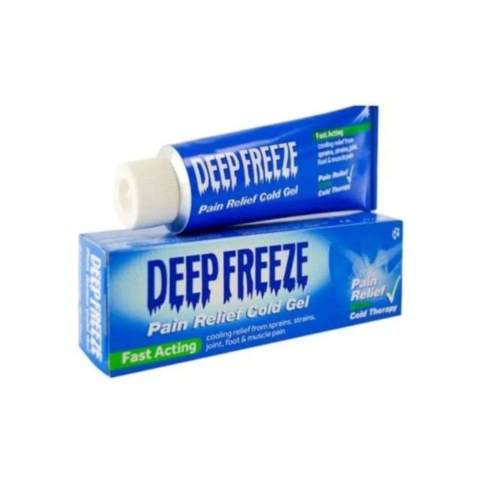 Gel Refroidissant - DEEP FREEZE - Deep Freeze - 100G - Soulagement Douleur - Hydratant Corps