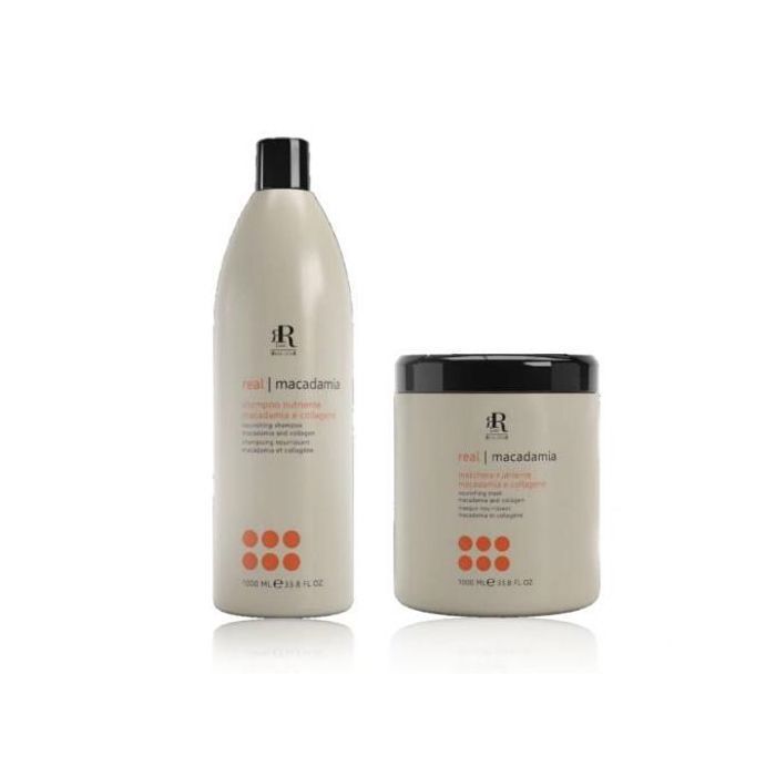 Kit Macadamia Star : Shampooing et masque nourrissants pour cheveux colorés et ternes