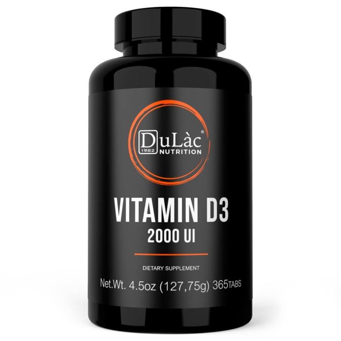 Vitamine D3 2000 UI 50 mcg - 365 Comprimés - Made in Italy